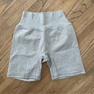NWOT P’tula Biker Shorts. Size Medium. Gray